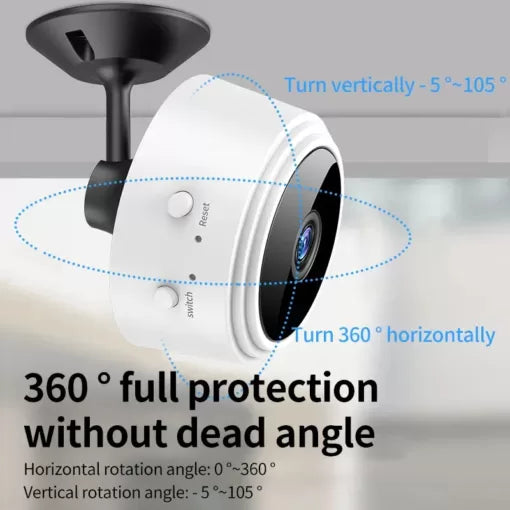 A9 Mini Wi-Fi Camera For Security of Home and Offices 1080p